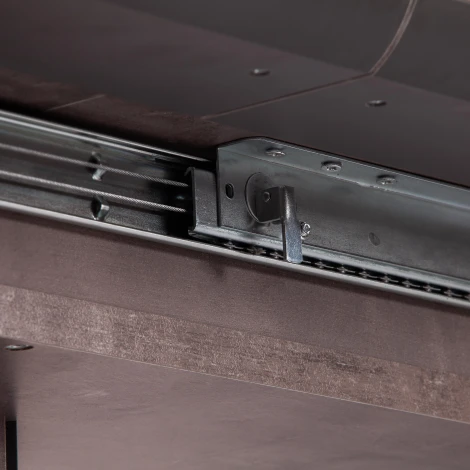 Стол обеденный SKAT ЛДСП/МДФ, 120-160х80х75 см, Оникс/Графит Tetchair 18956