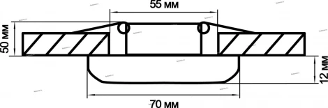 Встраиваемый точечный светильник Lightstar Monde 071076 (LED, 220V, IP44)
