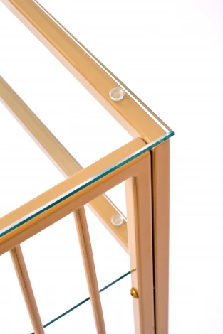 Консольный стол AllConsoles 1122-CG clear золотой