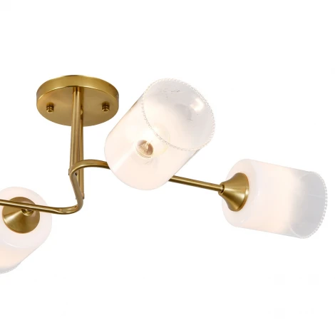 Потолочная люстра на штанге 150006/4R E27*60W Copper Escada Intera ES0000063