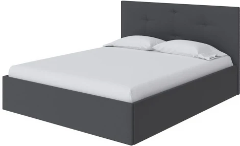 PROxSON Кровать Mono (Ткань: Рогожка Тетра Графит) 160x200