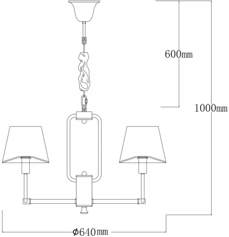 Подвесная люстра MW-Light София 355014806