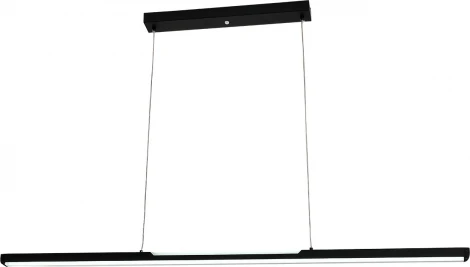 Подвесной светодиодный светильник Escada Projection 604/S LED 48Вт, с ПДУ, металл/акрил, черный (регулировка яркости, 220V, на тросе)