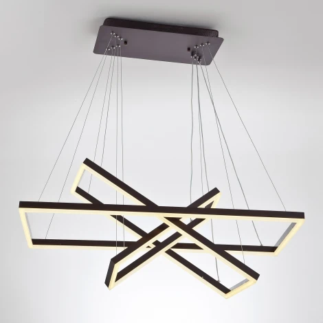 Подвесной светильник светодиодный с пультом с регулировкой цветовой температуры и яркости LED4U LED4U L11001-3HL BR