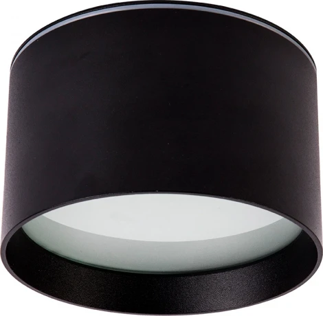 Светильник потолочный Feron HL373 48733 25W, GX70, черный (220V, круглые, IP44)