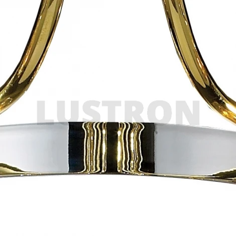 Потолочная люстра N-Light 919 919-08-13CG chrome/gold + shampagne