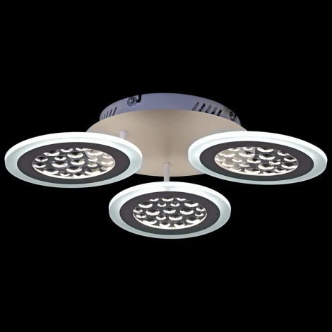 Потолочная люстра на штанге светодиодная с пультом регулировкой цветовой температуры и яркости Reluce 20491-0.3-03 WT (220V)