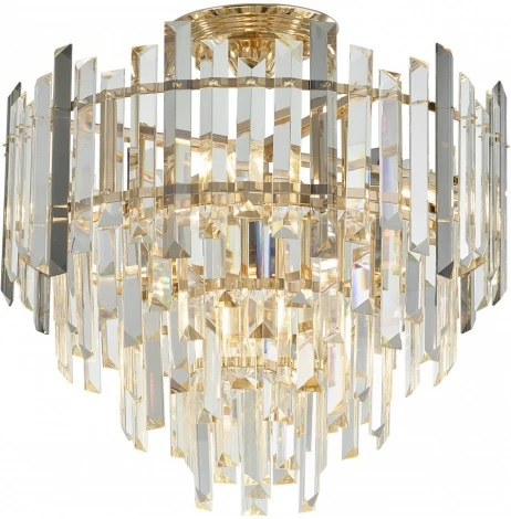 Потолочная люстра хрустальная на штанге Arte Milano Sorrento-4409 374409/6/60/400 GD (220V)