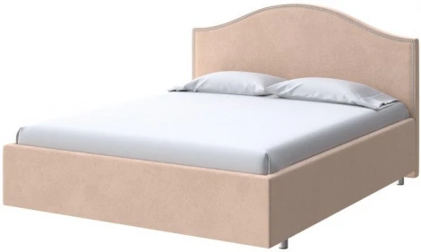 PROxSON Кровать Classic (Ткань: Велюр Casa Бежевый) 80x200