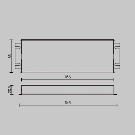 Источник напряжения Triac 24В 60Вт Maytoni 734001