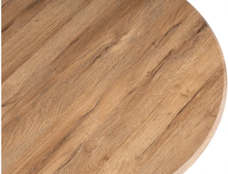 Стол деревянный Notta Тулип 90х73 дуб вотан / белый 530836