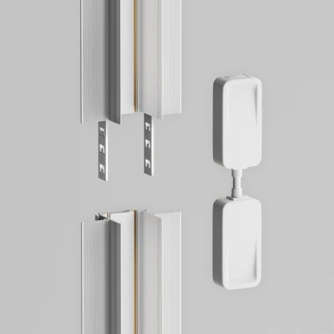 Коннектор питания прямой Radity встраиваемый белый (магнитный) Maytoni Technical TRA084C-W-12