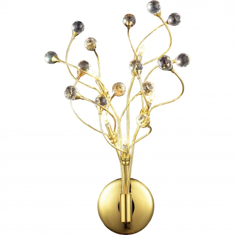 Бра N-Light 62184 06 2184 0381 05 gold, white crystal ASFOUR