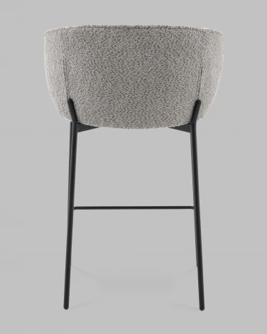 Стул полубарный Тисдейл букле серый Stool Group арт.УТ000041695
