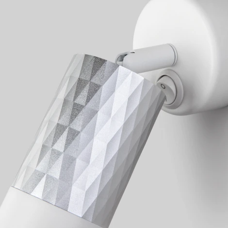 Спот Eurosvet Mizar 20088/1 белый/серебро (220V, выключатель)