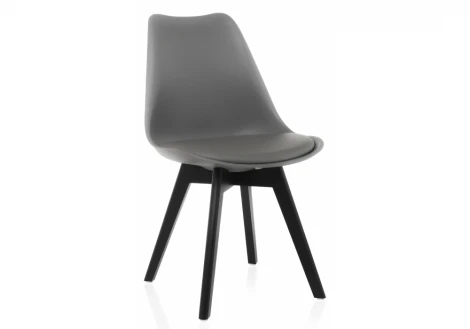 Деревянный стул Woodville Bonuss dark gray / black 11827