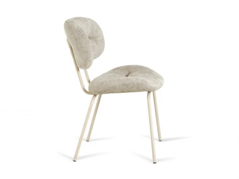 Комплект стульев Gigi 2 шт. ОГОГО Обстановочка! 966502 (Металл,Шенилл/Бежевый)