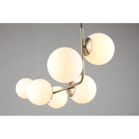 Подвесной светильник Omnilux Avetrana OML-66603-06 (220V, на тросе, шарики)