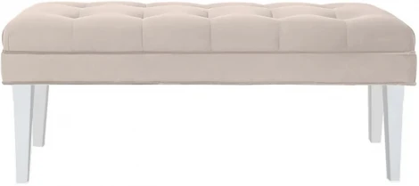 Банкетка Adel ОГОГО (арт.804891), (Ткань/Белый)