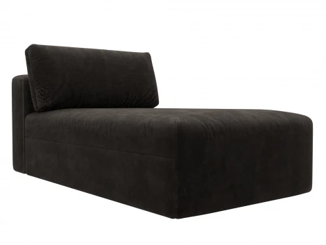 Модуль канапе Лига-060 НПБ (ЛДСП,Брус,Фанера,Велюр/Коричневый) Лига Диванов 129568