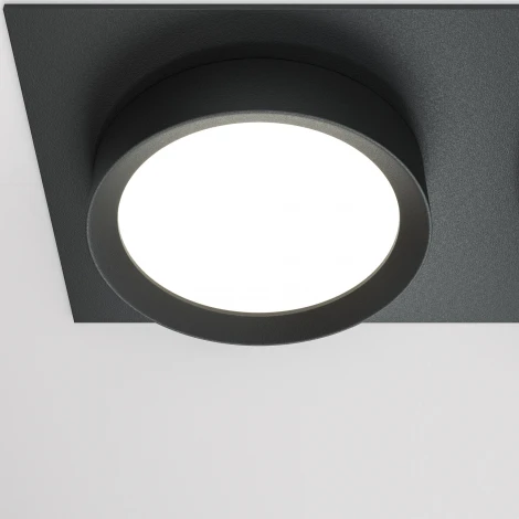 Встраиваемый светильник Hoop GX53 2x15W Maytoni DL086-02-GX53-SQ-B (220V)