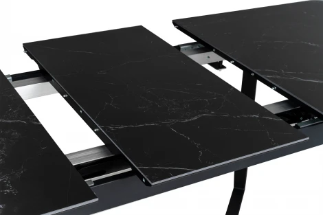 Стол Диего раздвиж. 120-150 Керамогранит Темный Мрамор
