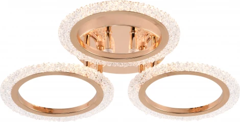 Потолочная люстра светодиодная на штанге с пультом регулировкой цветовой температуры и яркости Rivoli Evlalia 6178-703