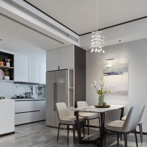 Подвесная люстра хрустальная Arte Milano Milano-1 23110.210.1.G9.B CR (220V, на тросе)