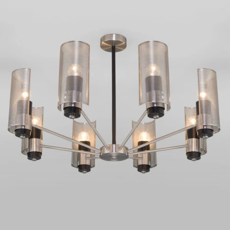 Потолочная люстра на штанге Eurosvet Grino 70139/8 никель (220V)