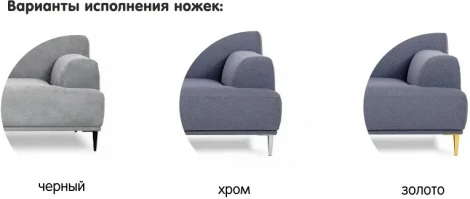 Диван Portofino ОГОГО (арт.518290), (Ткань/Серый)