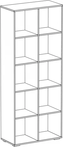 Стеллаж Play ОГОГО (арт.853460), (ЛДСП/Дуб Корбридж)
