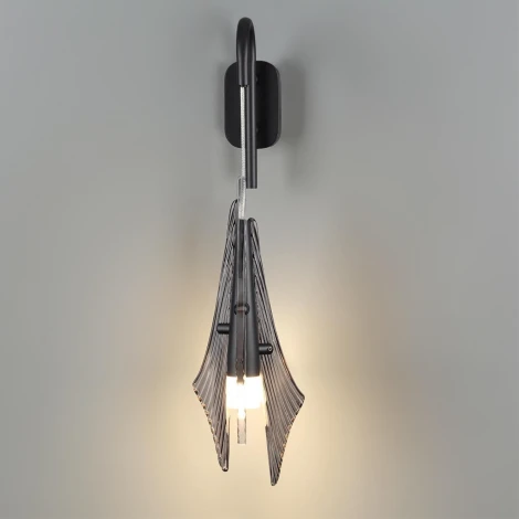 Бра Odeon Light Afalina 5442/6WL черный/дымчатый/металл/стекло/акрил LED 6W 3000K (220V)