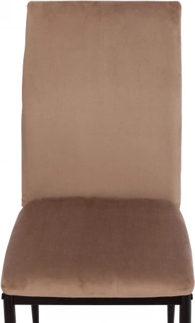 Обеденный стул Tetchair CAPRI (Металл,Вельвет/Бежевый,Черный)