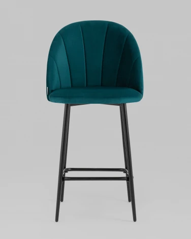 Стул полубарный Логан SN велюр изумрудный Stool Group УТ000042212