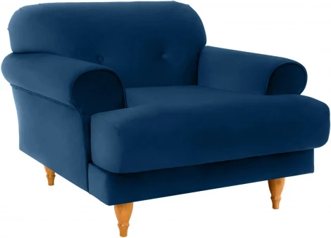 Кресло Italia ОГОГО (арт.339928), (Ткань/Синий)