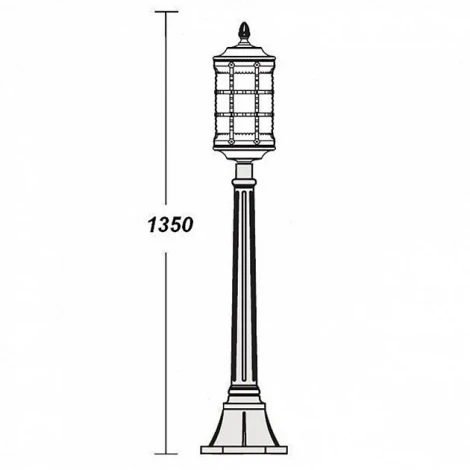 Наземный фонарь Oasis Light 81207 Gb