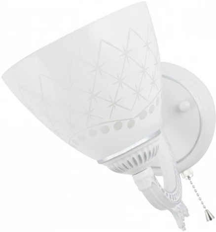 Бра с выключателем Arte Milano AM343837 343837/1W WT+SL (220V)