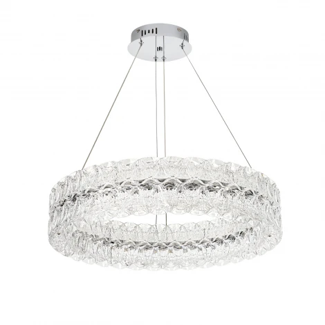 Подвесная люстра светодиодная с пультом с регулировкой цветовой температуры Modelux ML.8185.600 CR