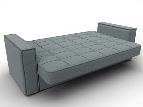 Диван-книжка Лига-068 (ДВП,Дерево/Пластик/Рогожка/Серый) Лига Диванов 129832