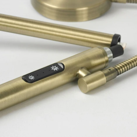 Торшер для чтения Lussole Carmel LSP-0904 (регулировка яркости, LED, 220V, сенсорный выключатель, круглые, IP21)