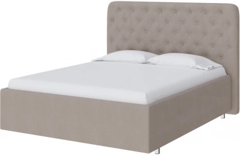 PROxSON Кровать Classic Large (Ткань: Рогожка Тетра Бежевый) 180x190