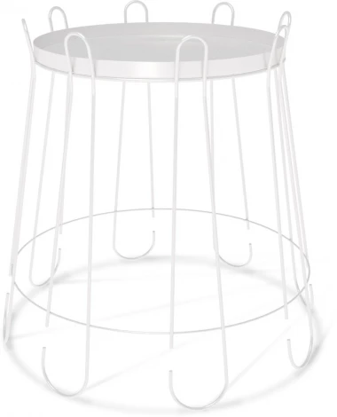 Столик журнальный Sheffilton SHT-CT6/CT6-2 белый муар