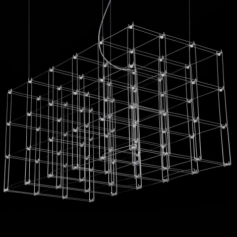 Подвесная люстра Quasar Cosmos Square LED pendant light ImperiumLoft 40,244 (144369-22)