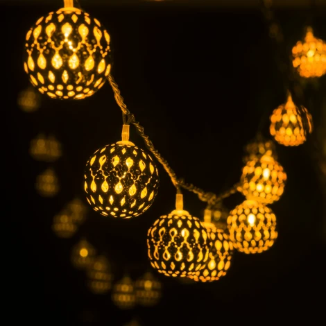 Гирлянда Eurosvet 400-003 золото/теплый белый с эффектом мерцания