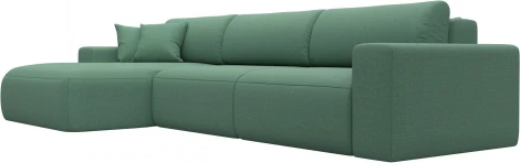 Диван угловой Лига-036 НПБ Классик Лонг левый угол Лига Диванов (Рогожка) арт.124679L