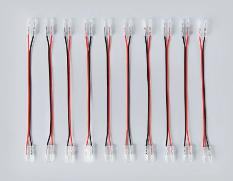 Соединитель гибкий Ambrella Illumination GS7901 двухсторонний для светодиодной ленты COB 12/24V (2 конт.) 150 мм