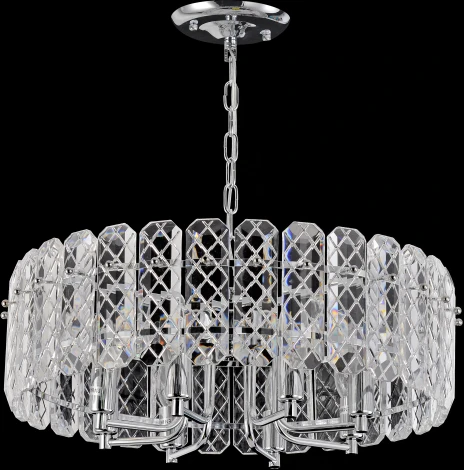 Подвесная люстра хрустальная Rivoli Whitney 1050-308 (220V, на цепи)