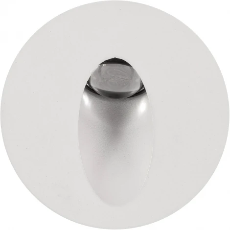 Встраиваемая подсветка ступеней лестницы светодиодная AM Group AM96 AM96LG-3227 WH 3000K (220V, круглые)