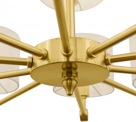 Подвесная люстра ярусная большая Maytoni Alloro MOD088PL-15BS (220V, на цепи)