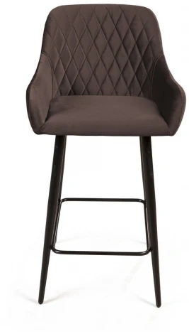 Стул полубарный Robert, бархат антрацит 14 Top Concept ROBERT 76779